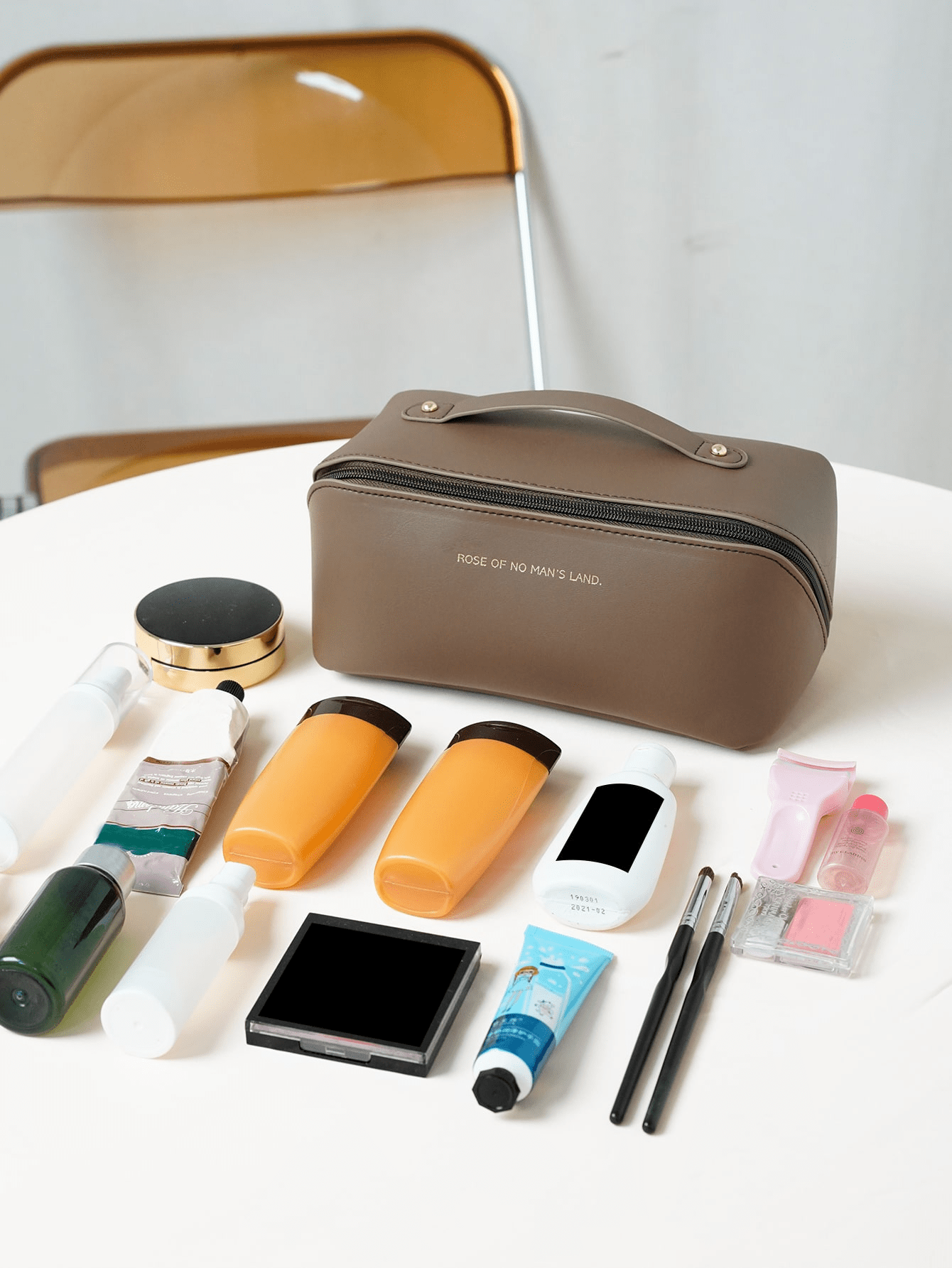 Makeup Organizer Female Toiletry Kit Bag Make Up Case Storage Pouch Luxury Lady Box, Cosmetic Bag, Organizer Bag For Travel Zip