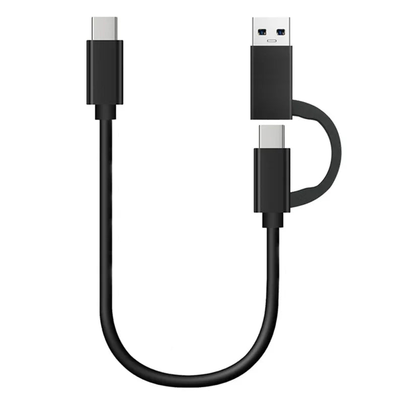 Clearance_2 in 1 USB C Cable Fast Charging 10Gbps Data Sync USB A/C 3.0 to USB Type C Cable for laptop tablet mobile phone etc.U
