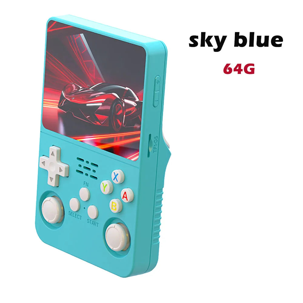 Open Source R36S Retro Handheld Video Game Console Linux System 3.5 Inch IPS Screen Portable Pocket Video Player 64GB Games