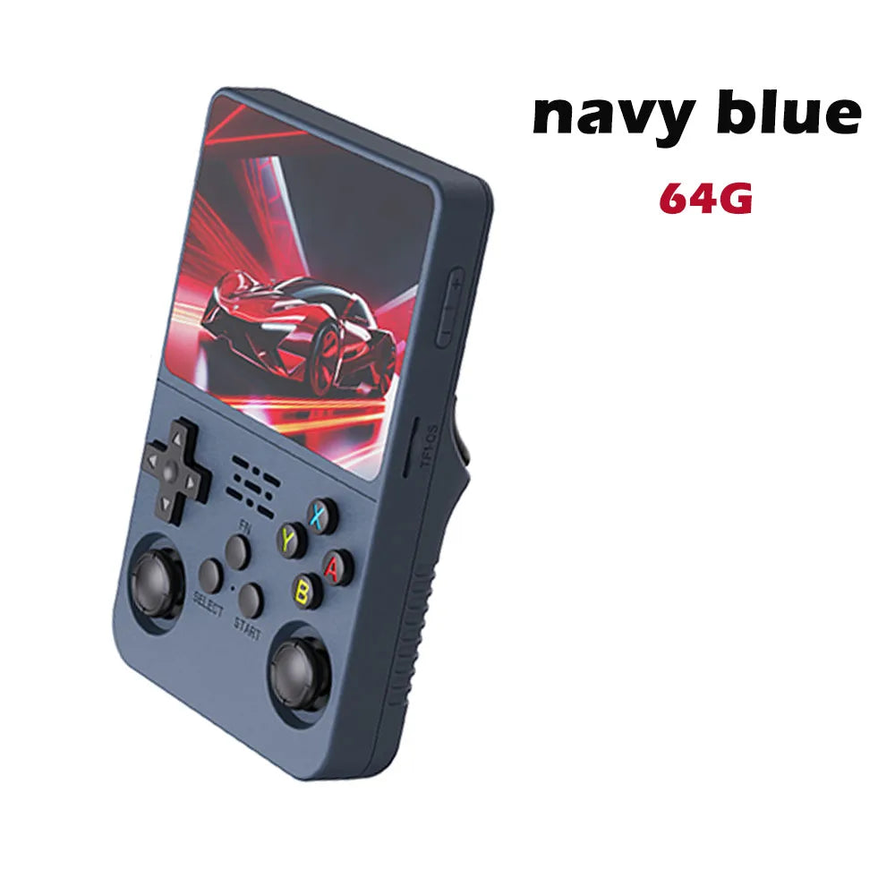 Open Source R36S Retro Handheld Video Game Console Linux System 3.5 Inch IPS Screen Portable Pocket Video Player 64GB Games