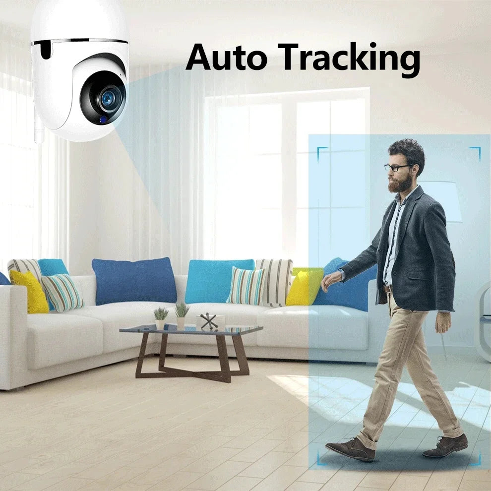 IP Camera Ftycamp Plus Smart Home 1080P HD Security Camera Auto Tracking Network Wireless Surveillance Night Vision WiFi Camera