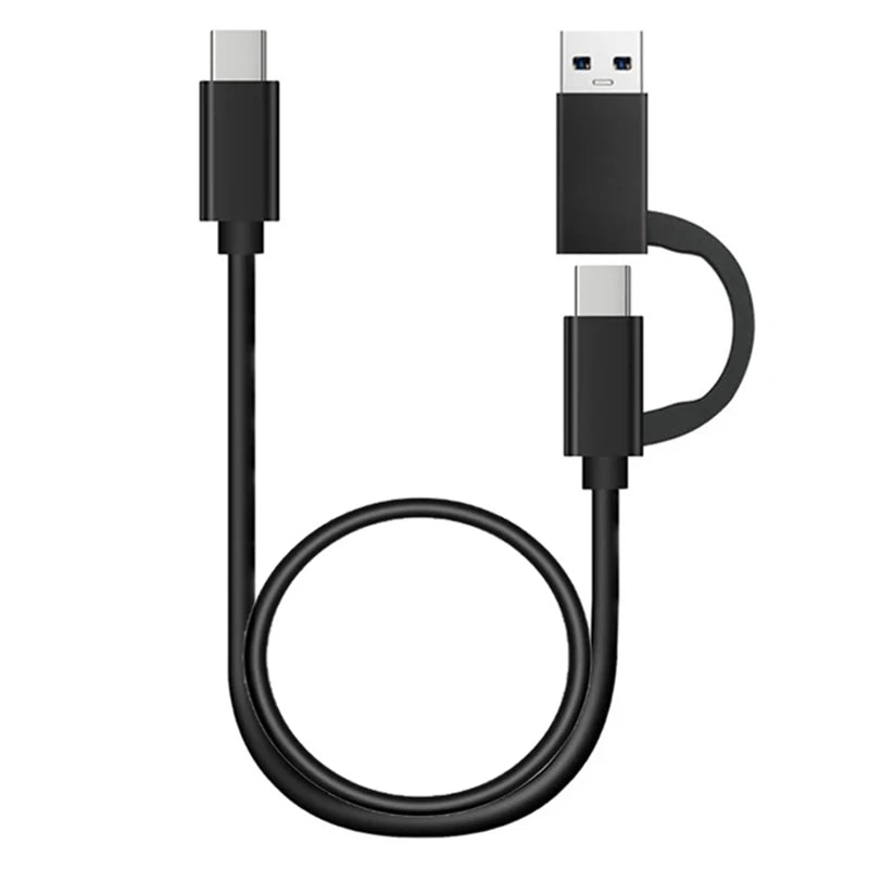 Clearance_2 in 1 USB C Cable Fast Charging 10Gbps Data Sync USB A/C 3.0 to USB Type C Cable for laptop tablet mobile phone etc.U