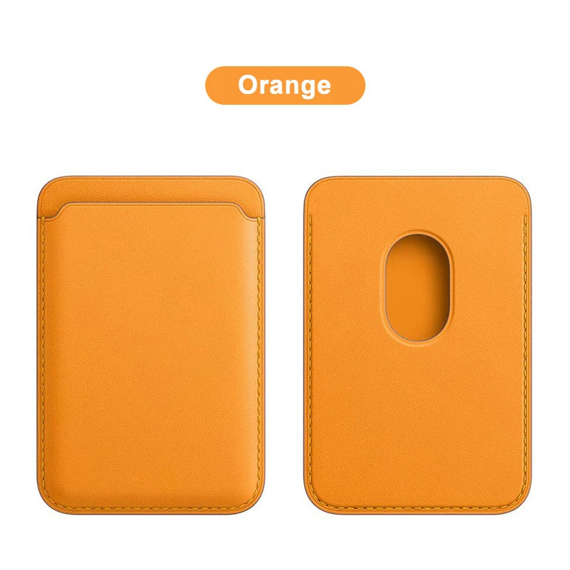Vanuoxin for iPhone 15 14 Plus 13 12 Pro Max Mini Serise Magnetic Leather Card Holder Wallet for Apple Magsafe Cover Accessory