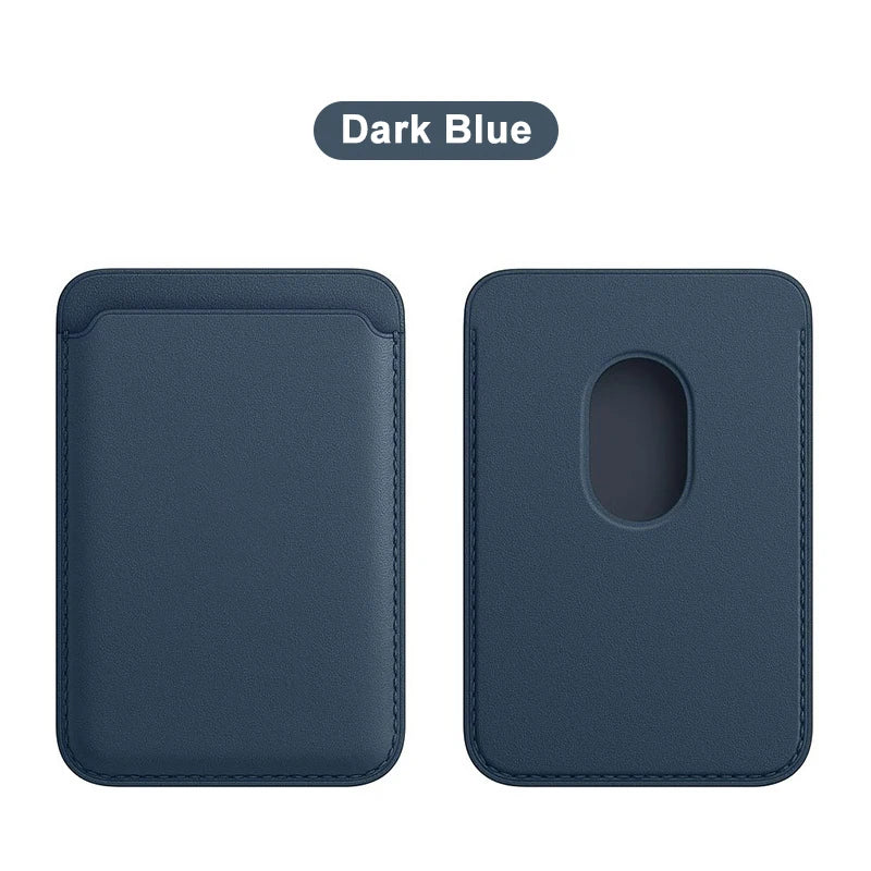 Vanuoxin for iPhone 15 14 Plus 13 12 Pro Max Mini Serise Magnetic Leather Card Holder Wallet for Apple Magsafe Cover Accessory