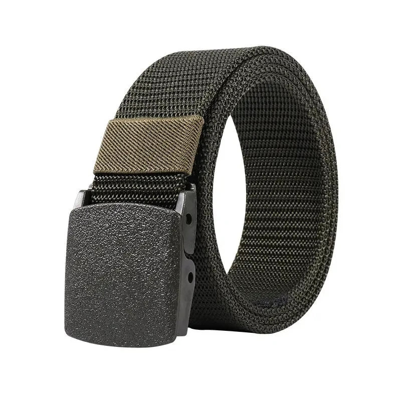 Automatic Buckle Nylon Belt Male Army Tactical Belt Mens Military Waist Canvas Belts Cummerbunds High Quality Strap