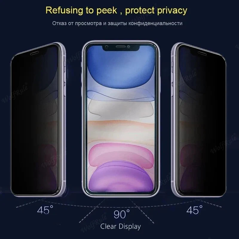 4/3/2/1Pcs For Xiaomi 15 Glass Xiaomi Mi 15 Tempered Glass 9H HD Protective Privacy Anti-Spy Screen Protector Xiaomi Mi 15 Mi15