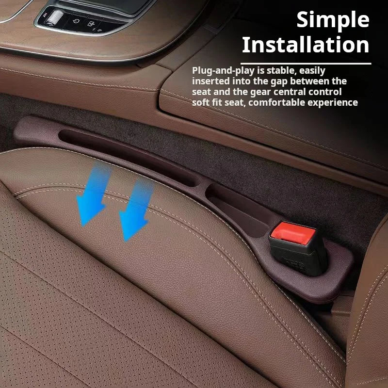 2Pcs Car Seat Gap Filler Side Seam Plug Strip Leak-proof Filling Strip Car Seat Gap Interior Universal Decoration Supplies