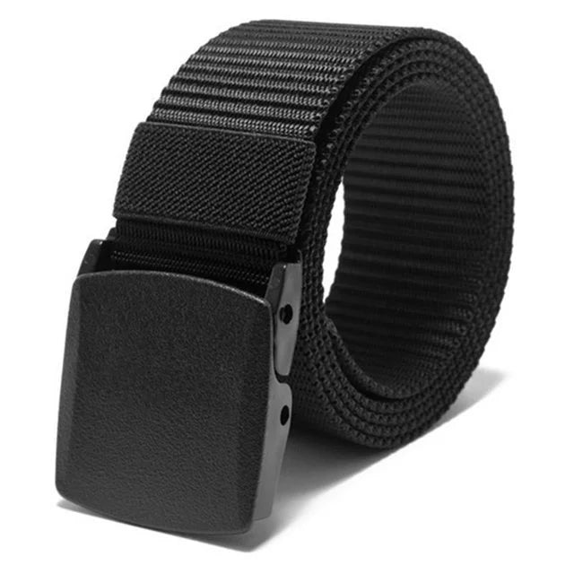 Automatic Buckle Nylon Belt Male Tactical Belt Mens Waist Canvas Belts Cummerbunds High Quality Strap