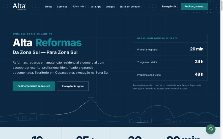 Alta Construtora screenshot