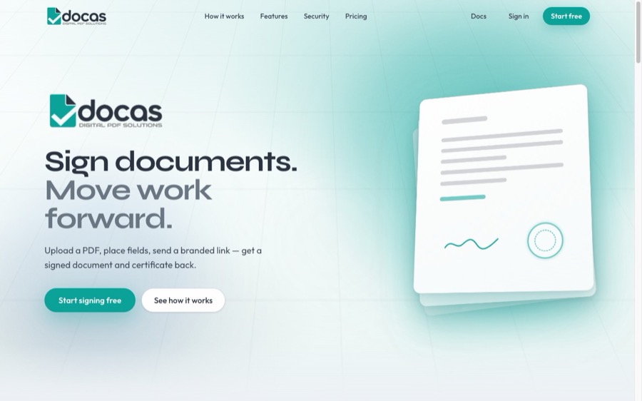 Docas screenshot