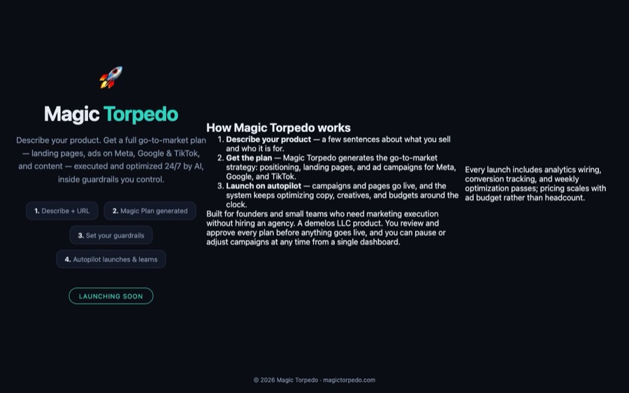 Magic Torpedo screenshot