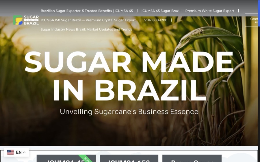 Sugar Made in Brazil